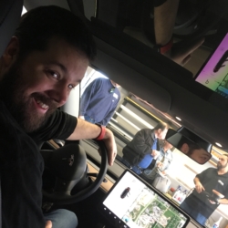 Me at the wheel